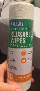 Reusable Wipes 30ct not 40ct
